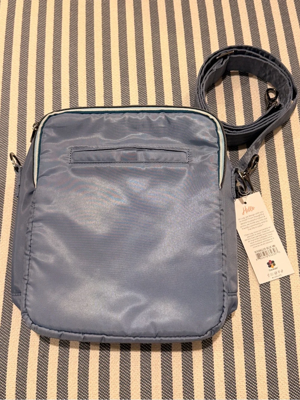 LUG Blue Moon/IcePop/Aloha Teal Quilted Light Blue Cute Messenger Crossbody 💙💙💙